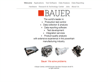 Tablet Screenshot of bauercontrols.com